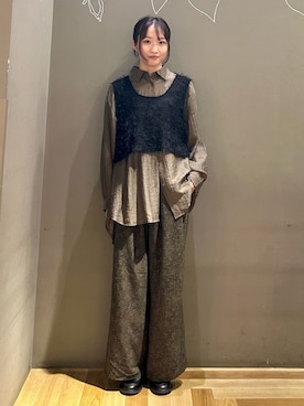 「Green　Parks（グリーンパークス）のアイテム」を使った、Green Parks officialさん（レディース・156cm）の秋コーディネート