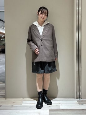 「Green　Parks（グリーンパークス）のアイテム」を使った、Green Parks officialさん（レディース・156cm）の秋コーディネート