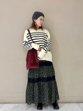 「Green　Parks（グリーンパークス）のアイテム」を使った、Green Parks officialさん（レディース・161cm）の秋コーディネート