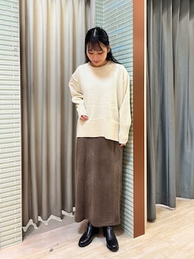 「Green　Parks（グリーンパークス）のアイテム」を使った、Green Parks officialさん（レディース・157cm）の秋コーディネート