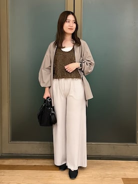 「Green　Parks（グリーンパークス）のアイテム」を使った、Green Parks officialさん（レディース・160cm）の秋コーディネート