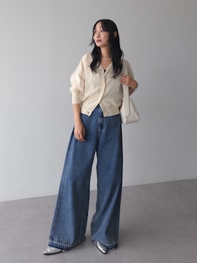 「Green　Parks（グリーンパークス）のアイテム」を使った、Green Parks officialさん（レディース・159cm）の秋コーディネート