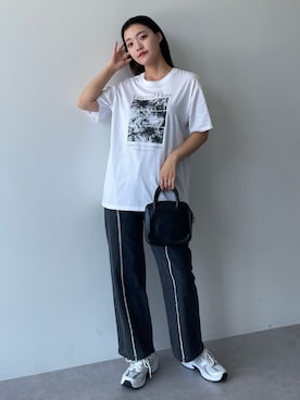 「アイテム（デニムパンツ）」を使った、Green Parks officialさん（レディース・170cm）の夏コーディネート