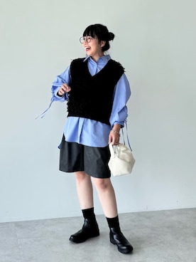 「Green　Parks（グリーンパークス）のアイテム（その他パンツ）」を使った、Green Parks officialさん（レディース・155cm）の秋コーディネート