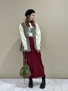 「Green　Parks（グリーンパークス）のアイテム」を使った、Green Parks officialさん（レディース・161cm）の秋コーディネート