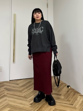 「Green　Parks（グリーンパークス）のアイテム」を使った、Green Parks officialさん（レディース・155cm）の秋コーディネート