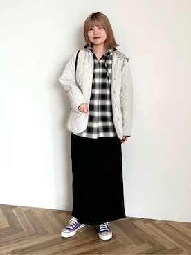 「Green　Parks（グリーンパークス）のアイテム」を使った、Green Parks officialさん（レディース・162cm）の秋コーディネート