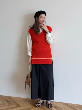 「Green　Parks（グリーンパークス）のアイテム」を使った、Green Parks officialさん（レディース・161cm）の秋コーディネート