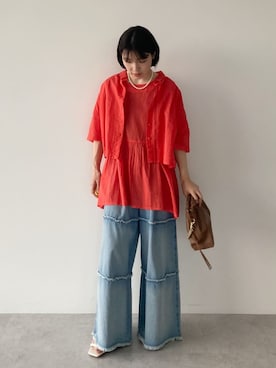 Green Parks officialさん（レディース・154cm）の夏コーディネート