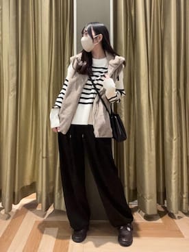 「Green　Parks（グリーンパークス）のアイテム」を使った、Green Parks officialさん（レディース・158cm）の秋コーディネート