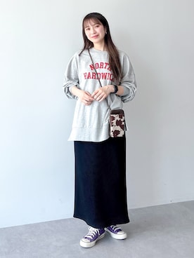 「アイテム（チュニック）」を使った、Green Parks officialさん（レディース・160cm）の秋コーディネート
