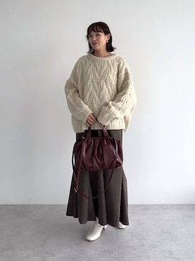 「Green　Parks（グリーンパークス）のアイテム」を使った、Green Parks officialさん（レディース・150cm）の秋コーディネート