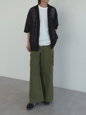 「ANEDIST（アンディスト）のアイテム」を使った、Green Parks officialさん（メンズ・171cm）の夏コーディネート