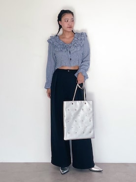 「Sugar spoon（シュガースプーン）のアイテム」を使った、Green Parks officialさん（レディース・170cm）の秋コーディネート