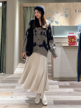 「Green　Parks（グリーンパークス）のアイテム」を使った、Green Parks officialさん（レディース・165cm）の秋コーディネート