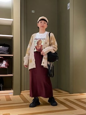 「Green　Parks（グリーンパークス）のアイテム」を使った、Green Parks officialさん（レディース・153cm）の秋コーディネート