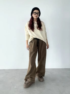 「Green　Parks（グリーンパークス）のアイテム」を使った、Green Parks officialさん（レディース・150cm）の秋コーディネート