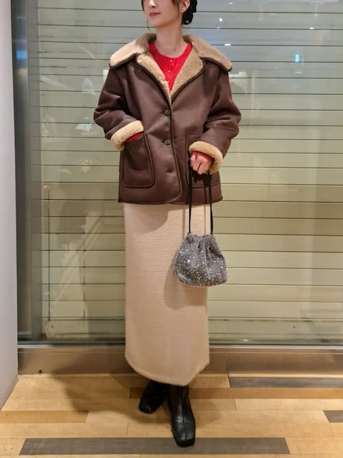 セール】フェイクムートンジャケット（ムートンコート）｜Green Parks