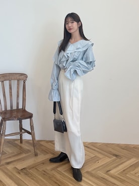 「ブラウスコーデ」｜Green Parks officialさん（レディース・157cm）の秋コーディネート