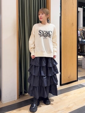 「Green　Parks（グリーンパークス）のアイテム」を使った、Green Parks officialさん（レディース・154cm）の秋コーディネート