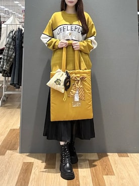 「アイテム（ポーチ）」を使った、Green Parks officialさん（レディース・164cm）の秋コーディネート