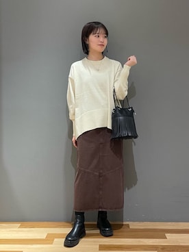 「Green　Parks（グリーンパークス）のアイテム」を使った、Green Parks officialさん（レディース・162cm）の秋コーディネート