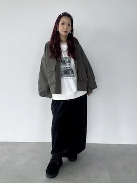 「Green　Parks（グリーンパークス）のアイテム」を使った、Green Parks officialさん（レディース・150cm）の秋コーディネート