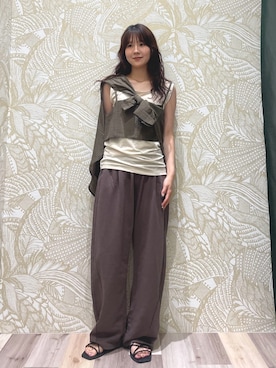 「Green　Parks（グリーンパークス）のアイテム」を使った、Green Parks officialさん（レディース・160cm）の秋コーディネート