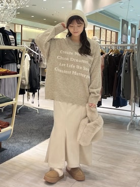 「アイテム（チュニック）」を使った、Green Parks officialさん（レディース・158cm）の秋コーディネート