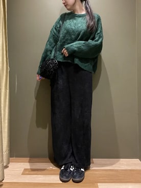「Green　Parks（グリーンパークス）のアイテム（その他パンツ）」を使った、Green Parks officialさん（レディース・168cm）の秋コーディネート
