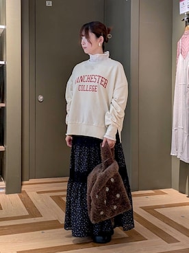 「Green　Parks（グリーンパークス）のアイテム」を使った、Green Parks officialさん（レディース・153cm）の秋コーディネート