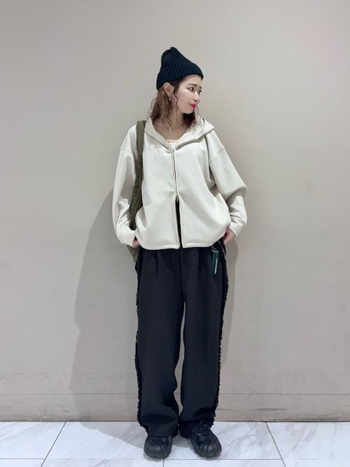 セール】・swing by サイドフリルワイドパンツ（その他パンツ）｜Green