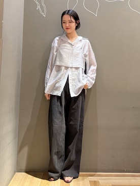 「Green　Parks（グリーンパークス）のアイテム」を使った、Green Parks officialさん（レディース・165cm）の秋コーディネート