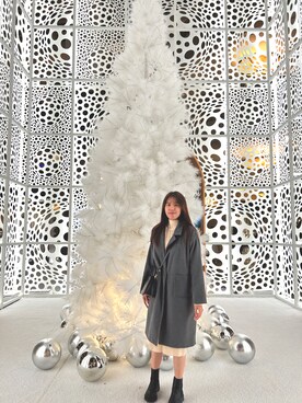 「UNIQLO（ユニクロ）のアイテム（ブーツ、ブラック系）」を使った、yuoowさん（レディース・165cm）の冬コーディネート