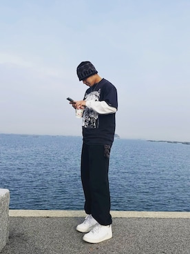 帽子 HELLRAZOR H MONO BOARDER BEANIE Hellrazor（ヘルレイザー）の「HELLRAZOR / H MONO BOARDER