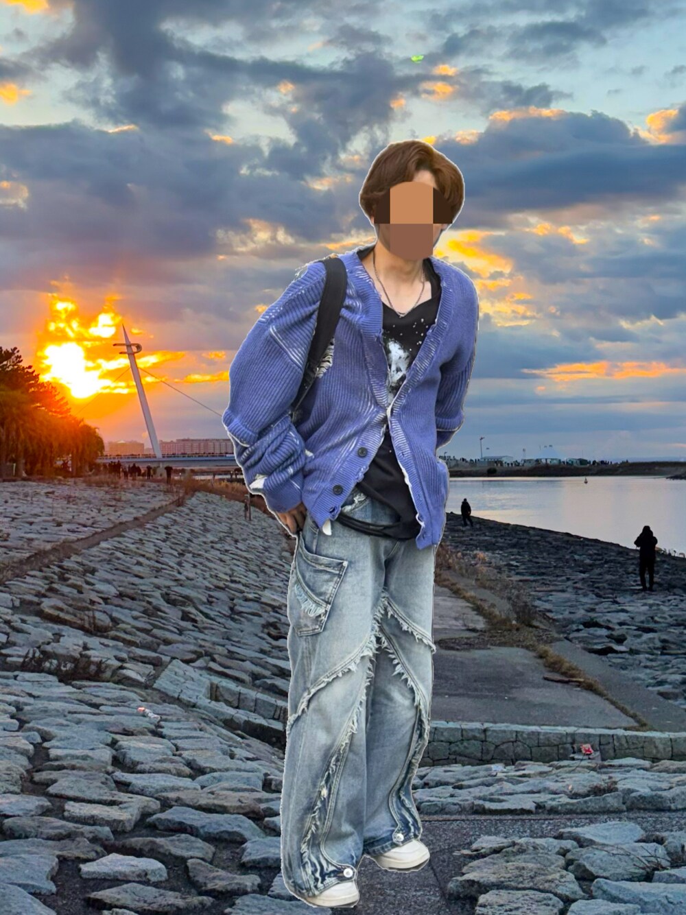 GRANCY（グランシー）の「【GRANCY】LinestoneDesign Graphic Damage