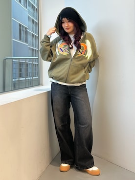 YÜMEさん（レディース・160cm）の冬コーディネート