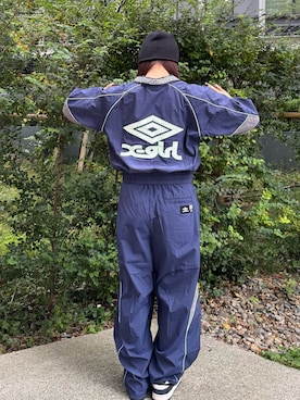 「X-girl（エックスガール）のアイテム」を使った、YÜMEさん（レディース・160cm）の秋コーディネート