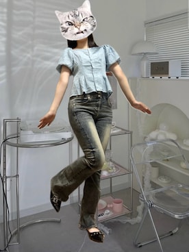 寒天ちゃんさん（骨格ナチュラル・レディース・170cm）の秋コーディネート