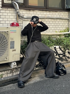 「MandO（エムオー）（エムオー）のアイテム」を使った、daaagrmさん（メンズ・175cm）の夏コーディネート