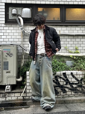 「MandO（エムオー）（エムオー）のアイテム」を使った、daaagrmさん（メンズ・175cm）の秋コーディネート
