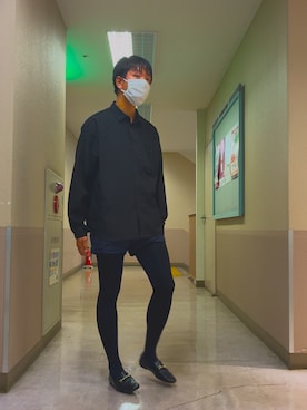 「アイテム（タイツ/ストッキング）」を使った、awgmpjaさん（メンズ・182cm）の秋コーディネート