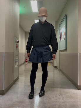 「アイテム（タイツ/ストッキング）」を使った、awgmpjaさん（メンズ・182cm）の秋コーディネート