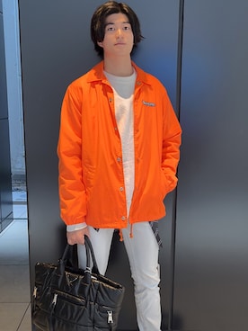 「アイテム（ナイロンジャケット）」を使った、authenticexpertsjpさん（メンズ・172cm）の秋コーディネート