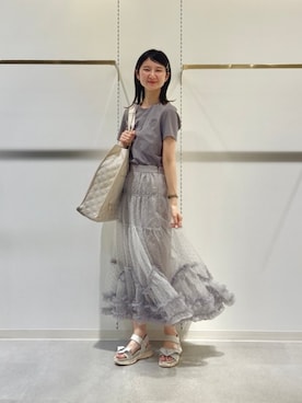 「RANDA（ランダ）のアイテム」を使った、RANDAさん（レディース・165cm）の夏コーディネート