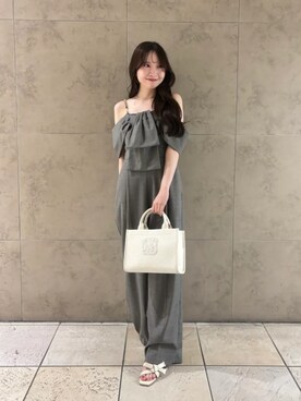 「RANDA（ランダ）のアイテム（シューズ）」を使った、RANDAさん（レディース・153cm）の春コーディネート