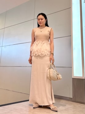 「アイテム（パンプス）」を使った、RANDAさん（骨格ナチュラル・レディース・156cm）の夏コーディネート