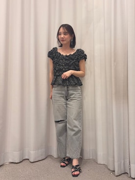 「RANDA（ランダ）のアイテム（シューズ）」を使った、RANDAさん（レディース・153cm）の春コーディネート