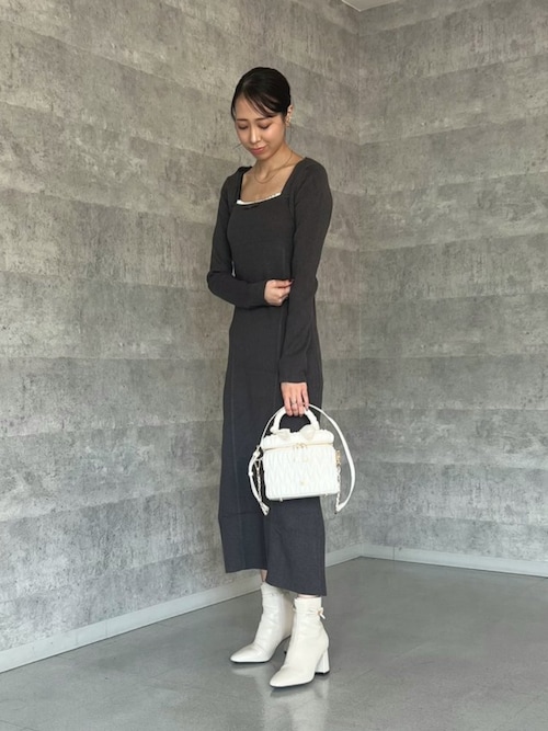 セール】ボレロセットリブニットワンピース（ワンピース）｜RANDA