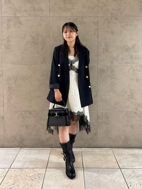「RANDA（ランダ）のアイテム（シューズ）」を使った、RANDAさん（レディース・153cm）の秋コーディネート